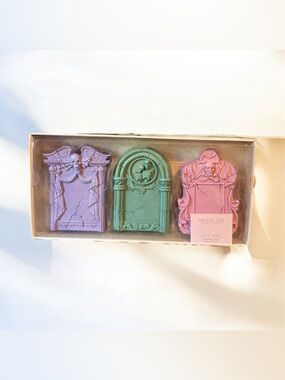 NEW Rachel Zoe Set 3 Tombstone Pastel Halloween Decor Skull Crossbones Skeleton